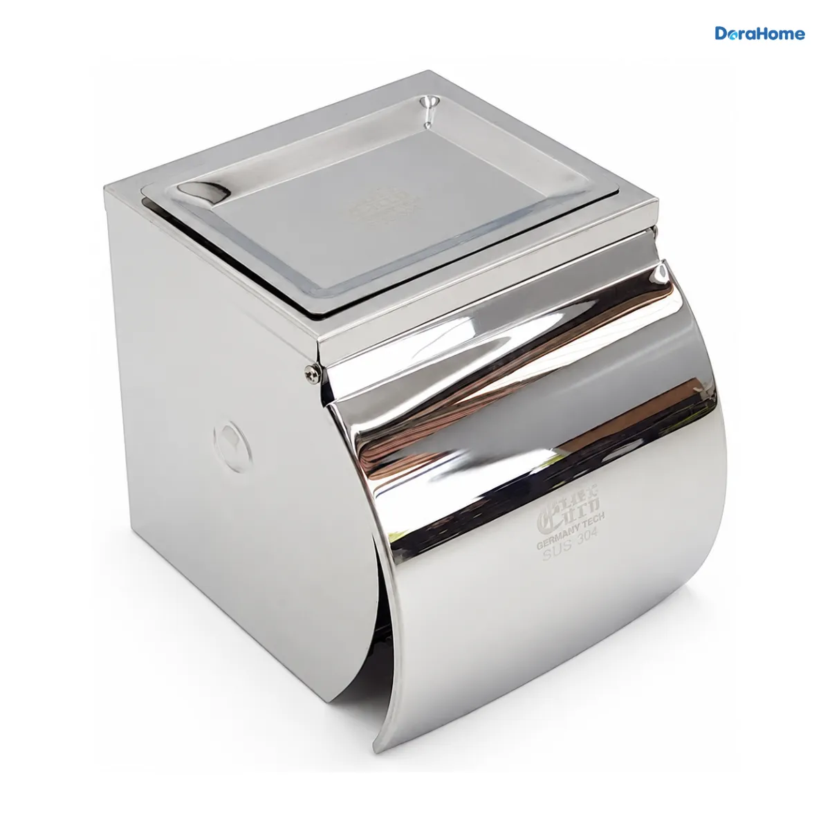 Hộp đựng giấy vệ sinh có kệ Inox SUS304 EUROLIFE EL-P06-4